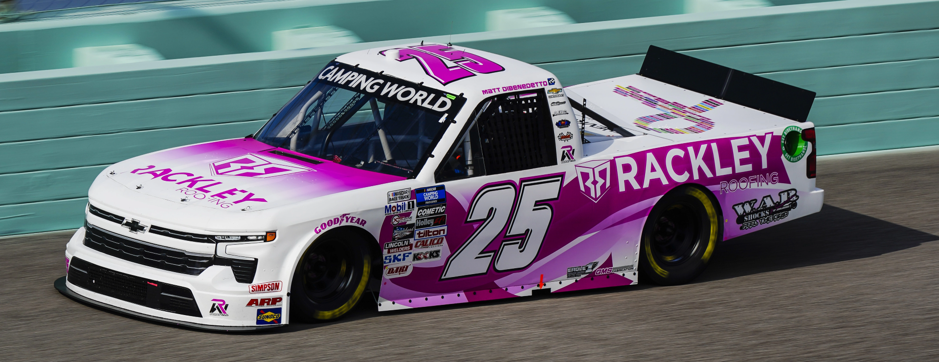 Rackley Truck In Brest cancer Awareness